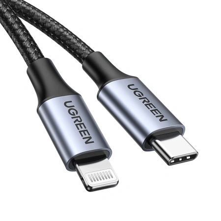 UGREEN KABEL USB-C DO LIGHTNING IPHONE 11 12 13 14 1M MFi SZYBKA TRANSMISJA