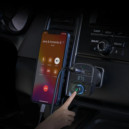 UGREEN TRANSMITER FM BLUETOOTH 5.0 ŁADOWARKA SAMOCHODOWA MP3 3x USB DO AUTA