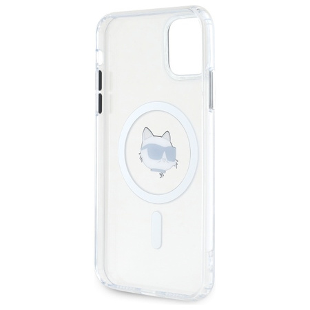KARL LAGERFELD HARDCASE ETUI DO IPHONE 11 XR 6.1 Z METALOWYM CHOUPETTE HEAD