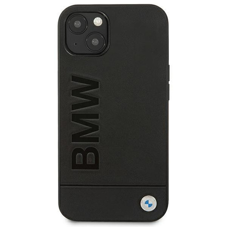 Etui BMW BMHCP14MSLLBK iPhone 14 Plus 6,7" czarny/black Leather Stamp