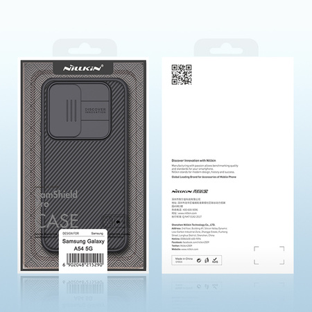 Nillkin CamShield Pro Case etui do Samsung Galaxy A54 5G pokrowiec z osłoną na aparat czarne