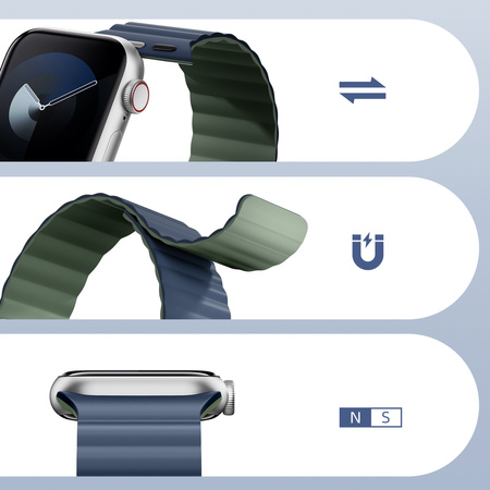 INNOSTYLE PASEK DO APPLE WATCH ULTRA 42 44 45 49 MM WODOODPORNY MAGNETYCZNY