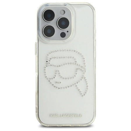 KARL LAGERFELD ETUI HARDCASE DO IPHONE 16 PRO MAX 6.9 PRZEZROCZYSTE Z KARL