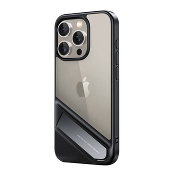UGREEN POKROWIEC ETUI CASE DO IPHONE 15 PRO MAX Z FUNKCJĄ STOJAKA CZARNY