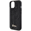 Etui Guess Sequin Script Metal na iPhone 14 / 15 / 13 - czarne