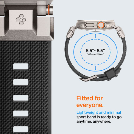 SPIGEN PASEK DO APPLE WATCH 6 7 8 9 10 SE ULTRA 1 2 44 45 46 49 MM TRWAŁOŚĆ