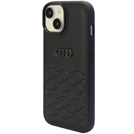 Etui Audi GT Synthetic Leather do iPhone 15 - czarne