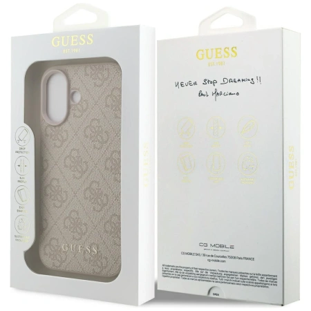 GUESS ETUI 4G CLASSIC DO IPHONE 17 LUKSUSOWA OCHRONA Z LOGO
