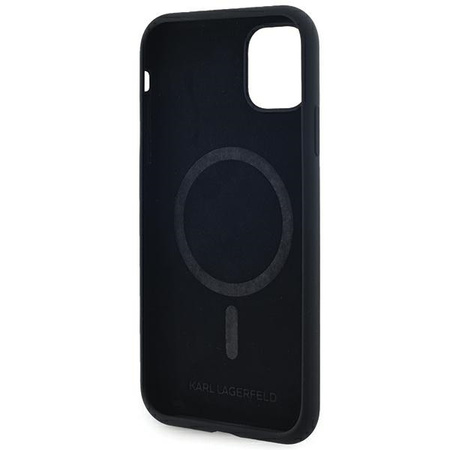 KARL LAGERFELD ETUI HARDCASE DO IPHONE 11 Xr 6.1 SILIKONOWE DO MAGSAFE