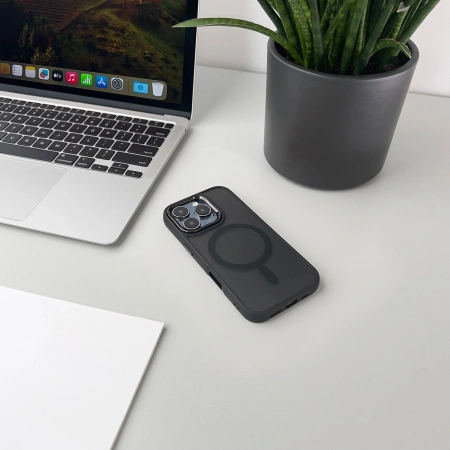 Etui Fashion Case na Samsung Galaxy S26 Ultra kompatybilne z MagSafe - czarne