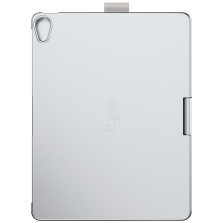 Etui Typecase Flexbook Touch z klawiaturą do iPad Air 11" 2024/2025 srebrny