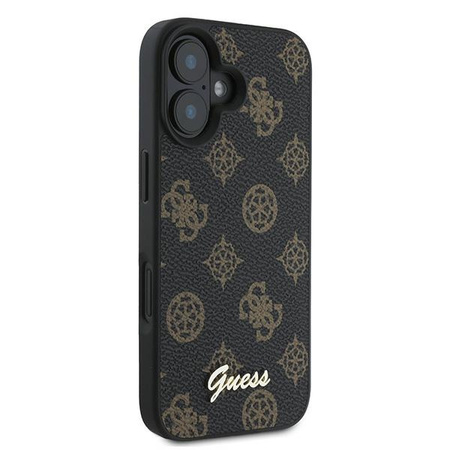 GUESS POKROWIEC DO IPHONE 16 PLUS 6.7 DO MAGSAFE HARDCASE PEONY SCRIPT PU