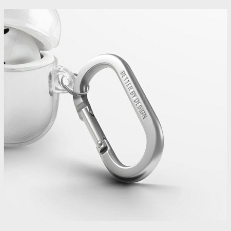 UNIQ etui Glase AirPods 4                przezroczysty/glossy clear