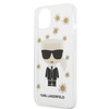 Karl Lagerfeld KLHCP13SHFLT iPhone 13 mini 5,4" przezroczysty/transparent Flower Ikonik Karl
