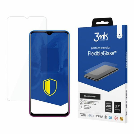 3MK FLEXIBLEGLASS DO OPPO RX17 NEO OCHRONNE SZKŁO NA EKRAN Z TECHNOLOGIĄ