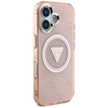 GUESS ETUI TPU POKROWIEC DO IPHONE 16 DO MAGSAFE ZIARNISTY METAL GLITTER