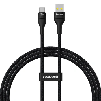 BASEUS KABEL PRZEWÓD USB-C DO USB-A 100W 1M DO TELEFONÓW SZYBKIE ŁADOWANIE
