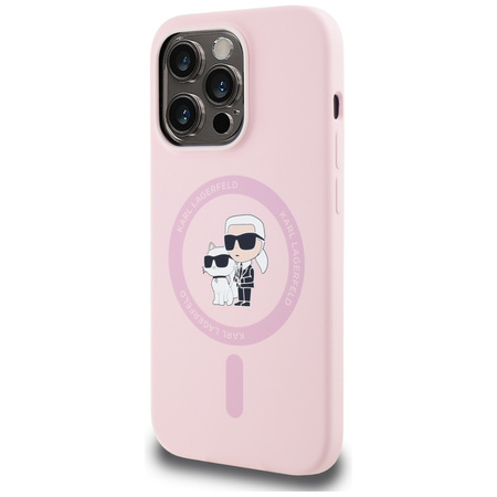 KARL LAGERFELD ETUI SILIKONOWE DO MAGSAFE DO IPHONE 14 PRO MAX Z OCHRONĄ