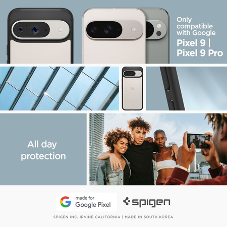 SPIGEN ETUI CASE POKROWIEC DO GOOGLE PIXEL 9 9 PRO ULTRA HYBRID MATTE BLACK