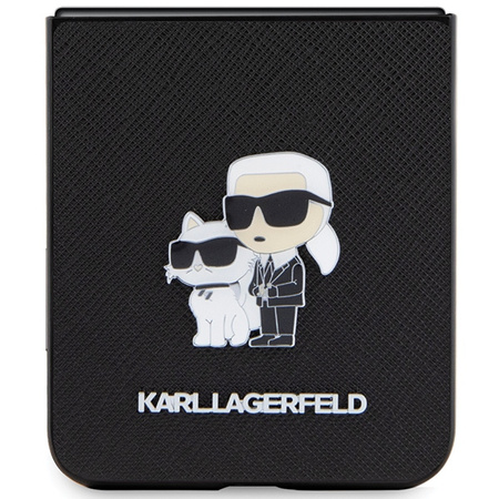 KARL LAGERFELD ETUI HARDCASE DO SAMSUNG Z FLIP5 F731 SAFIANO CHOUPETTE PIN