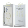 GUESS POKROWIEC HARDCASE IML GLITTER CIRCLE DO IPHONE 16 6.1 Z DO MAGSAFE