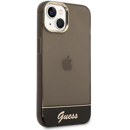 Guess GUHCP14MHGCOK iPhone 14 Plus 6,7" czarny/black hardcase Translucent