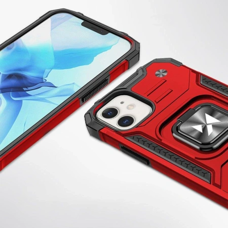 WOZINSKY RING ARMOR ETUI DO IPHONE 14 PLUS PANCERNY Z MAGNETYCZNYM UCHWYTEM