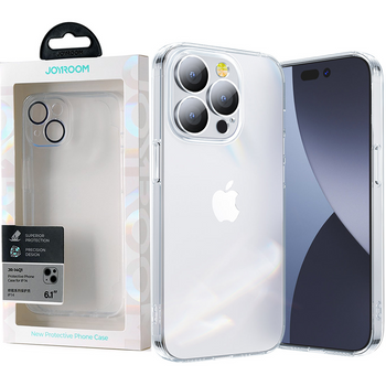 Joyroom 14Q Case etui iPhone 14 Plus obudowa pokrowiec z osłoną na aparat przezroczysty (JR-14Q3 transparent)