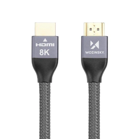 WOZINSKY KABEL HDMI 2.1 8K 60HZ 48GBPS DO TELEWIZORÓW 5M ZASTOSOWANIE 4K