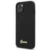 Guess GUHMP13MLSLMGBK iPhone 13 6,1" black/czarny hardcase Silicone Script Gold Logo Magsafe