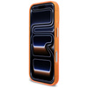 Etui Guess IML Script Metal MagSafe do iPhone 17 Pro Max pomarańczowy