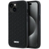 DKNY ETUI HARDCASE DO IPHONE 15 14 13 Z 3D RUBBER REPEAT PATTERN OCHRONNE