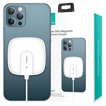 USAMS ŁADOWARKA INDUKCYJNA DO IPHONE 12 13 14 15 15W MAGNETYCZNA WYSOKA MOC