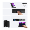 Baseus Brilliance klawiatura bluetooth etui iPad Pro 11'' (2018) / iPad Air 4 10.9'' / iPad Air 5 10.9'' / iPad 10 10.9'' (2022) magnetyczne z klapką podstawka szare