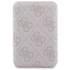 Zestaw Guess GUBPM5P14L4GEMGP iPhone14 Pro 6.1 hardcase + Powerbank 5000mAh MagSafe różowy/pink 4G Metal Logo