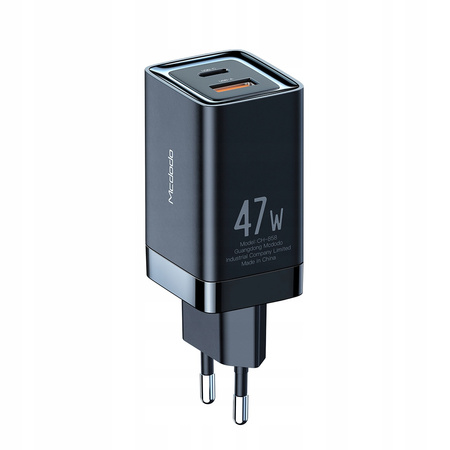 £adowarka Mcdodo mini GaN 2X USB/USB-C PD QC - 47W czarna