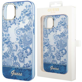 Guess GUHCP14MHGPLHB iPhone 14 Plus 6,7" niebieski/blue hardcase Porcelain Collection