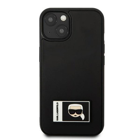 Karl Lagerfeld KLHCP13S3DKPK iPhone 13 mini 5,4" czarny/black hardcase Ikonik Patch