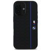 BMW ETUI HARDCASE DO IPHONE 16 6.1 DO MAGSAFE SILIKONOWE HEXAGON BLUE LINE