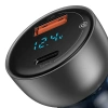 BASEUS ŁADOWARKA SAMOCHODOWA Z WYŚWIETLACZEM 65W 5A QC3.0 DO TELEFONÓW USB