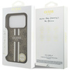Etui Guess 4G Printed Stripes MagSafe do iPhone 17 Pro brązowy