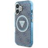 GUESS ETUI TPU DO IPHONE 16 DO MAGSAFE 4G CIRCLE Z MAGNETYCZNYM ZAMKNIĘCIEM