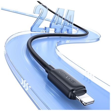 USAMS KABEL USB-A DO LIGHTNING 2.4A DO APPLE IPHONE 1M SZYBKIE