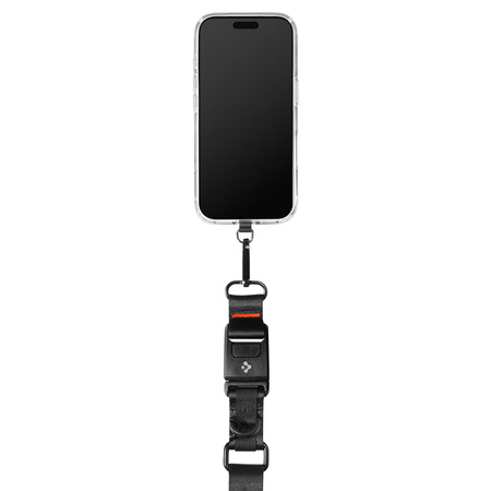 Spigen Universal Crossbody Lanyard Strap (Strap 1P + ConTag 1P + Connector 2P) DA30M, black
