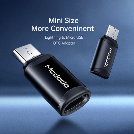 MCDODO ADAPTER PRZEJŚCIÓWKA MICRO USB DO LIGHTNING IPHONE 3A 480MBPS