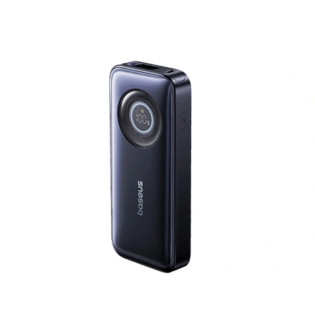 Powerbank Baseus EnerCore CR11 20000mAh 67W ze zwijanym kablem USB-C - czarny