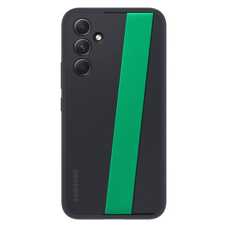 Samsung Haze Grip Case etui Samsung Galaxy A54 5G pokrowiec czarne (EF-XA546CBEGWW)