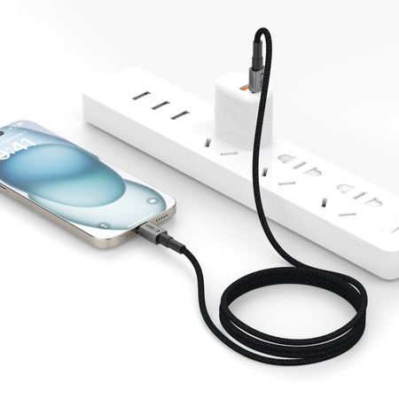 TECH-PROTECT KABEL 100W PD TYPE-C DO TELEFONÓW 5A 200CM SZYBKA ŁADOWARKA