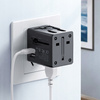 MCDODO ŁADOWARKA USB ADAPTER PRZEJŚCIÓWKA ANGIELSKA WTYCZKA USA UK EU US