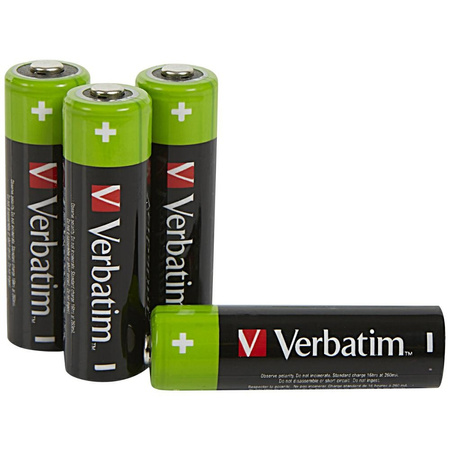 VERBATIM AKUMULATOR NIMH AA 2500MAH PREMIUM HR6 4SZT DO SYSTEMÓW ALARMOWYCH